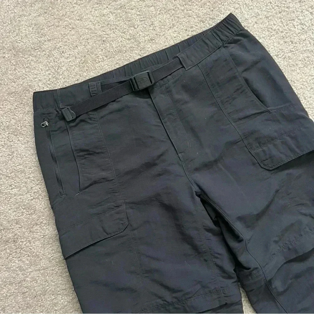 The North Face Paramount Peak Convertible Pants Shorts Gray Men Size XL Reg AJFB